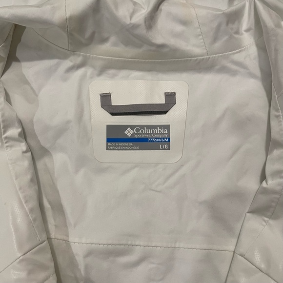 Columbia Titanium OutDry Extreme Shell Jacket L | White Rain Hiking Ski - Picture 3 of 5